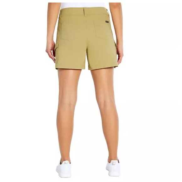 Eddie Bauer Ladies Cargo Pocket Shorts Khaki Size 12 NWT - Picture 5 of 11